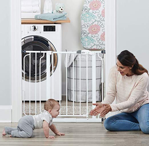 Regalo Easy Step 38.5-Inch Extra Wide Walk Thru Baby Gate