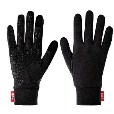 Aegend Lightweight Running Gloves Warm Gloves Mittens Liners Women Men Touch Screen Gloves