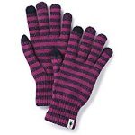 Smartwool Unisex Striped Liner Glove - Merino Wool Touch Screen Compatible Glove for Men and Women