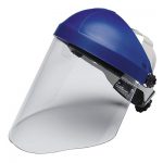 3M Ratchet Headgear H8A 82783-00000, with 3M Clear Polycarbonate Faceshield WP96