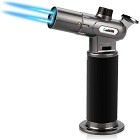 Cadrim Butane Torch, Refillable Culinary Blow Torch Double Fire Cooking Torch