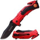 Tac Force Magnum Assisted Opening Rescue Knife for Firefighter