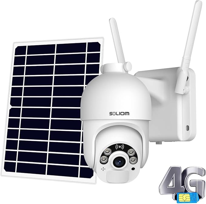 Soltek Security Camera Best Solar Powered Security Camera - Perfect For All Weather