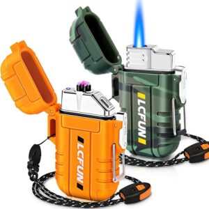 LcFun 2 Pack Waterproof Outdoor Lighter