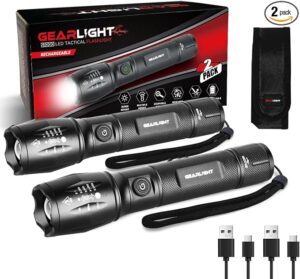 GearLight S1000 LED Tactical Flashlight 