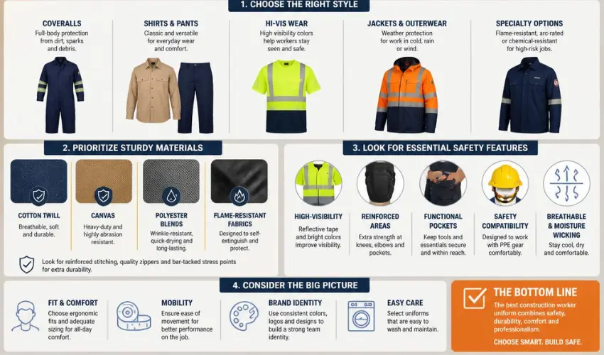 How to Choose the Best Construction Worker Uniform