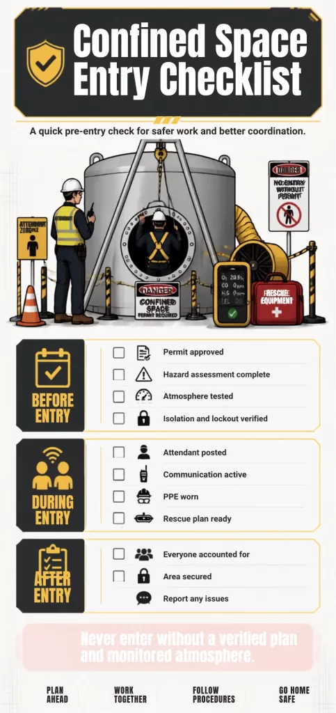 Confined Space Entry Checklist