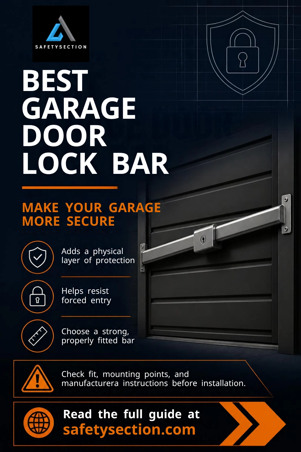 Best Garage Door Lock Bar - Make Your Garage More Secure